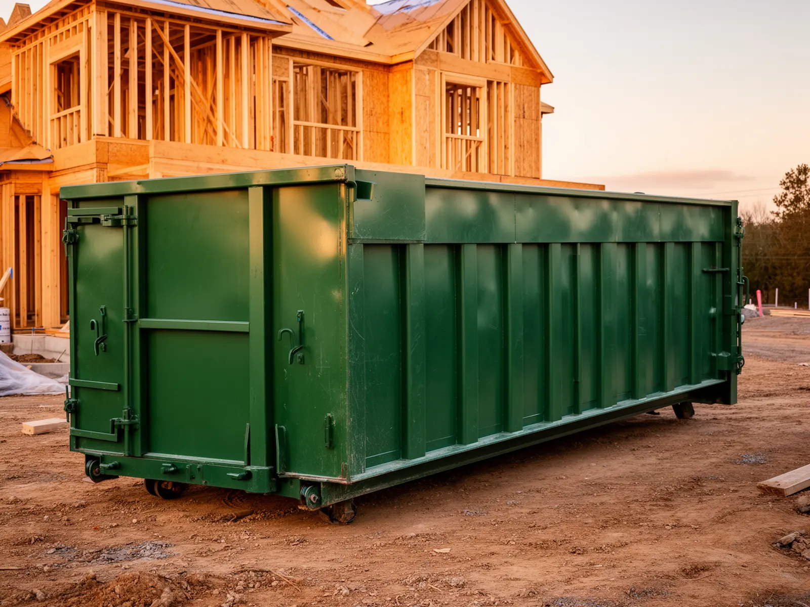Roll-off dumpster from Two Bros Dumpster Rental in Cincinnati, OH